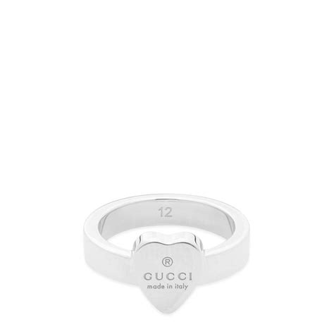 gucci heart ring with diamond